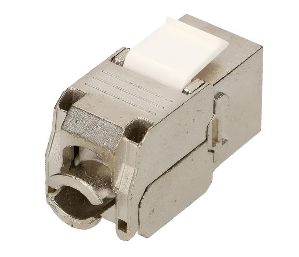 ExtraLink  Moduł keystone port RJ45 STP 6a (srebrna) - 1323222 - zdjęcie 2
